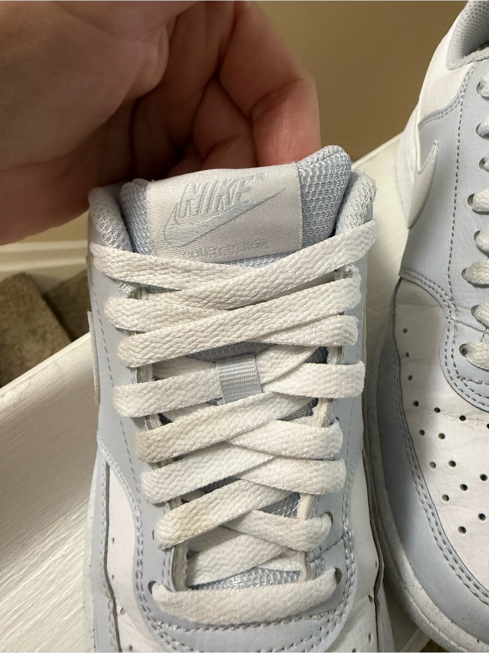 Nike Women’s Court Vision Low Sneakers - Picture 11 of 14